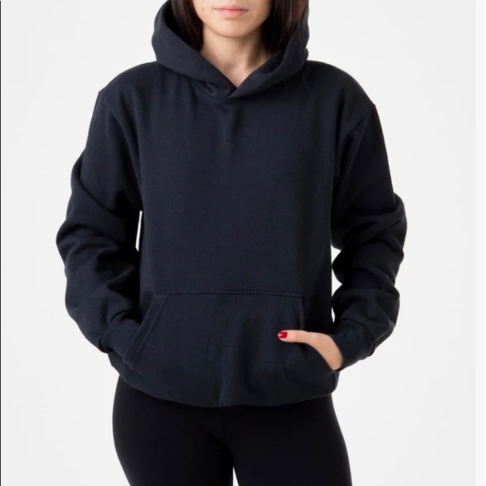 Los Angeles Apparel heavy fleece hooded sweatshirt